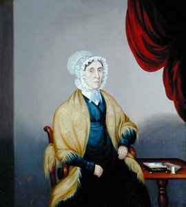 Portret van mevrouw Elizabeth Whitely