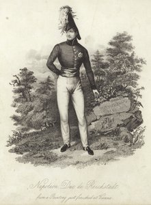 Portret van Napoleon II door English School