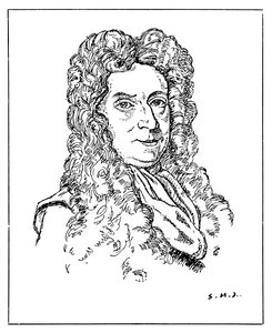 Portret van Nehemiah Grew