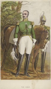 Portret van Nicolaas I van Rusland door English School