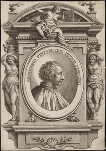 Portret van Pintoricchio door English School