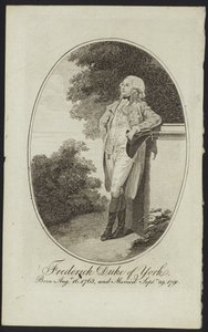 Portret van Prins Frederick, Hertog van York en Albany door English School
