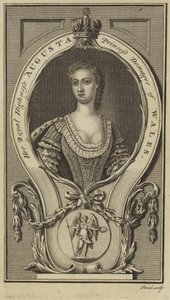 Portret van Prinses Augusta van Saksen-Gotha-Altenburg
