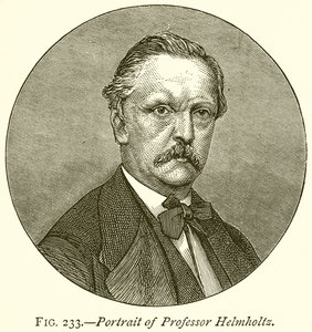 Portret van Professor Helmholtz door English School