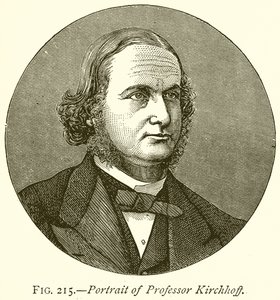 Portret van Professor Kirchhoff door English School
