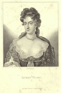 Portret van Koningin Maria I van Engeland en Ierland door English School