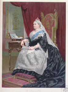 Portret van koningin Victoria ten tijde van haar gouden jubileum in 1887