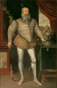 Portret van Robert Dudley, Graaf van Leicester (ca. 1532-88), 1585