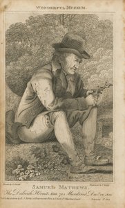 Portret van Samuel Matthews door English School