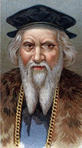 Portret van Sebastiano Caboto (Sebastian Cabot) (1477-1557) - Uit de serie Leaders of Men.