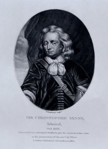 Portret van Sir Christopher Minns, uit 