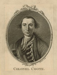 Portret van Sir Eyre Coote door English School