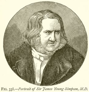 Portret van Sir James Young Simpson door English School