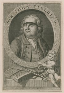 Portret van Sir John Fielding door English School