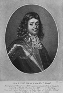 Portret van Sir Richard Stainer, uit 