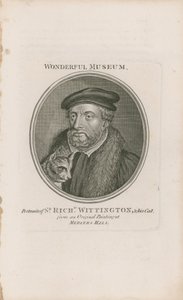 Portret van Sir Richard Whittington en zijn kat