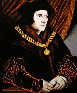 Portret van Sir Thomas More door English School