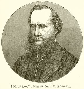 Portret van Sir W. Thomson door English School