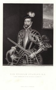 Portret van Sir William Stanley door English School