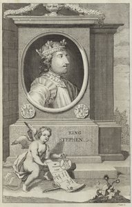 Portret van Stefanus van Engeland door English School