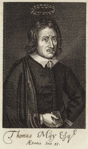 Portret van Thomas May door English School