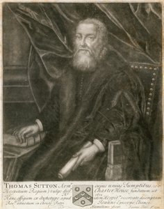 Portret van Thomas Sutton door English School