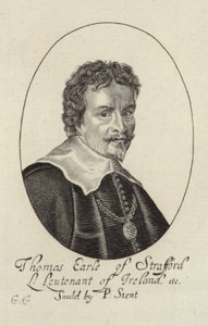 Portret van Thomas Wentworth door English School