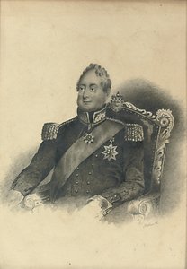Portret van Willem IV door English School