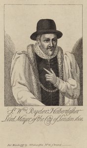 Portret van William Ryder door English School