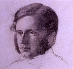 Portret van een heer, c.1840 door English School