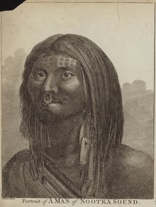 Portret van een man van Nootka Sound