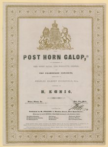 Posthoorn Galop door English School