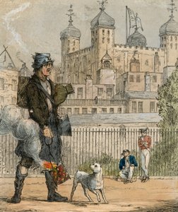 Potten en ketels te repareren. Blaasbalg te repareren