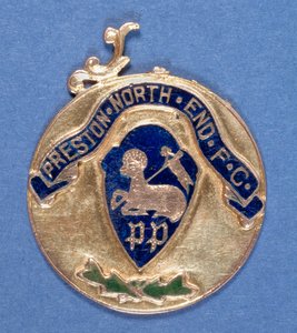 Medaille van Preston North End Football Club, 1897-98 (metaal) door English School