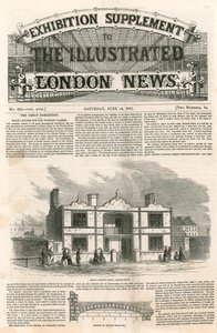 Prins Alberts Model Woning, Grote Tentoonstelling, 1851 door English School