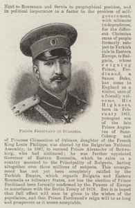 Prins Ferdinand van Bulgarije door English School