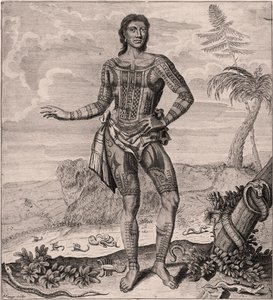 Prins Giolo van de Filipijnen, 1691 door English School