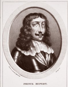 Prins Rupert, van een oude gravure, toegeschreven aan Delaporte, gegraveerd door de Ducarme