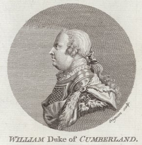 Prins Willem, Hertog van Cumberland door English School