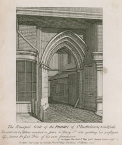 Priorij van St. Bartholomews, Smithfield door English School