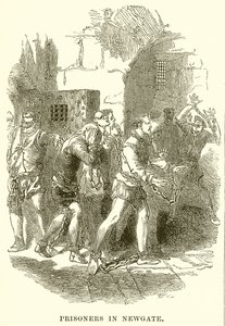 Gevangenen in Newgate door English School