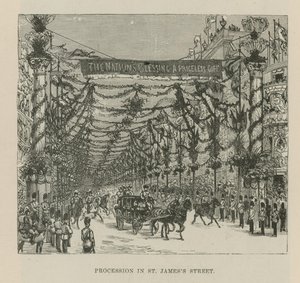 Processie in St. James