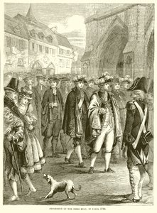 Processie van de Tiers Etat, in Parijs, 1789