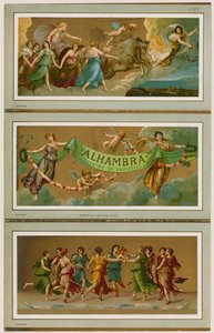 Promotiefolder voor het Alhambra Theatre of Varieties, Londen