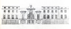 Voorstel voor de Egyptische Hal, Picadilly, 1810