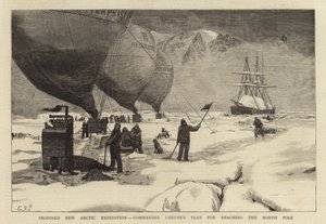Voorgestelde nieuwe Arctische expeditie, het plan van commandant Cheyne om de noordpool te bereiken