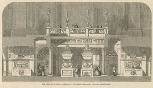 Voorgestelde verbetering van de crypte van St Paul