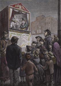 Punch en Judy show door English School