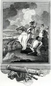 Koningin Elizabeth in het kamp bij Tilbury, 1811