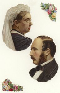 Koningin Victoria en Prins Albert door English School